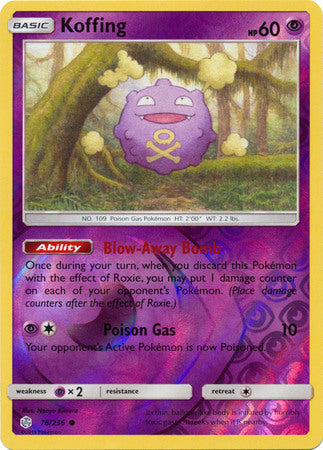 Koffing - 76/236 - Common - Reverse Holofoil