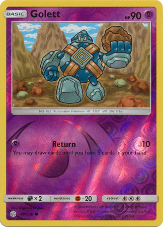 Golett - 89/236 - Common - Reverse Holofoil