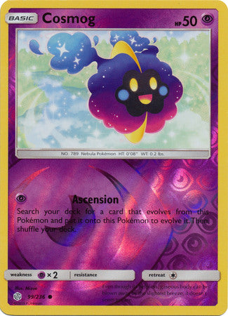 Cosmog - 99/236 - Common - Reverse Holofoil