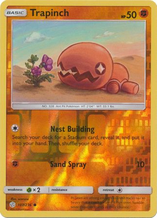 Trapinch - 107/236 - Common - Reverse Holofoil