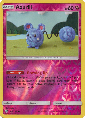 Azurill - 146/236 - Common - Reverse Holofoil