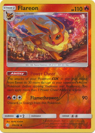 Flareon - 25/236 - Uncommon - Reverse Holofoil
