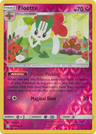 Floette - 151/236 - Uncommon - Reverse Holofoil