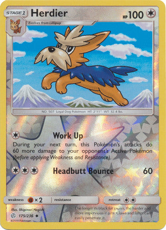 Herdier - 175/236 - Uncommon - Reverse Holofoil