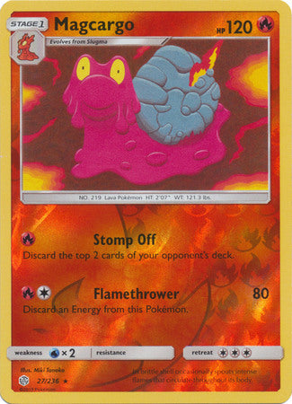 Magcargo - 27/236 - Rare - Reverse Holofoil