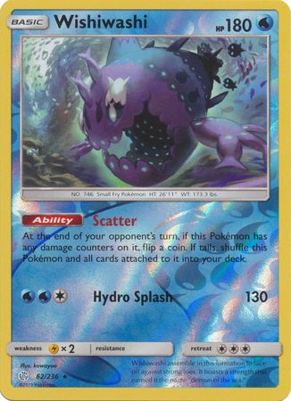 Wishiwashi - 62/236 - Reverse Holofoil