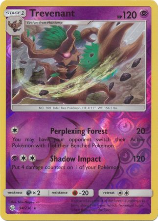 Trevenant - 94/236 - Rare - Reverse Holofoil