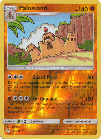 Palossand - 127/236 - Rare - Reverse Holofoil