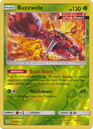 Buzzwole - 21/236 - Reverse Holofoil
