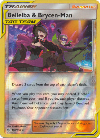 Bellelba & Brycen-Man - 186/236 - Uncommon - Reverse Holofoil