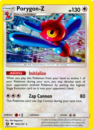 Porygon - 105a/147 - Alternate Art Promos