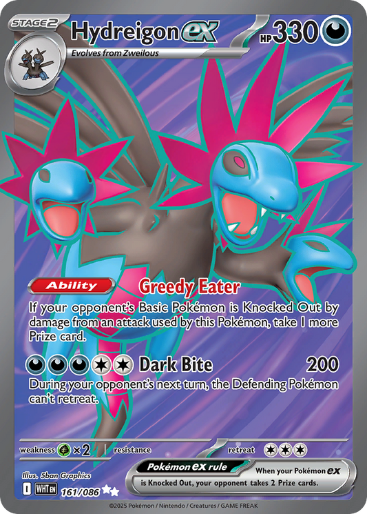 Hydreigon ex - 161/086 - Ultra Rare