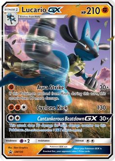 Lucario GX - SM100 - SM Promos