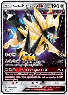 Dusk Mane Necrozma GX - SM102 - SM Promos