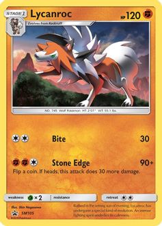 Lycanroc - SM105 - SM Promos