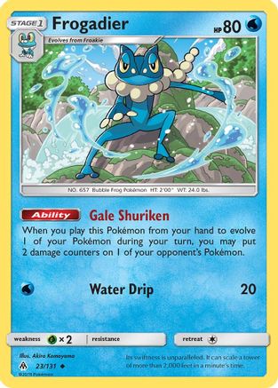 Frogadier 023/131  SM  Forbidden Light - Uncommon