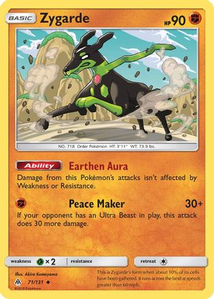 Zygarde (71) 071/131  SM  Forbidden Light - Uncommon