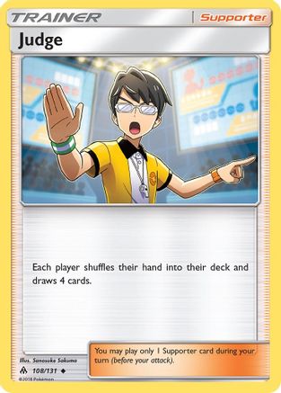 Judge 108/131  SM  Forbidden Light - Uncommon