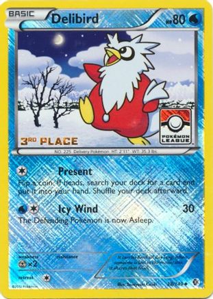 Delibird 038/149  - Reverse Holofoil League & Championship Cards - Promo