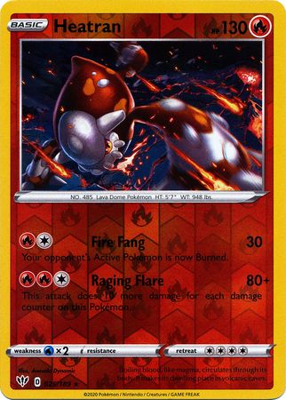 Heatran - 025/189 - Holo Rare - Reverse Holo