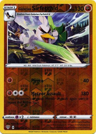 Galarian Sirfetch'd - 098/189 - Rare - Reverse Holo