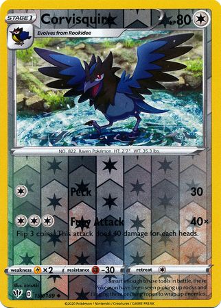 Corvisquire - 155/189 - Uncommon - Reverse Holo