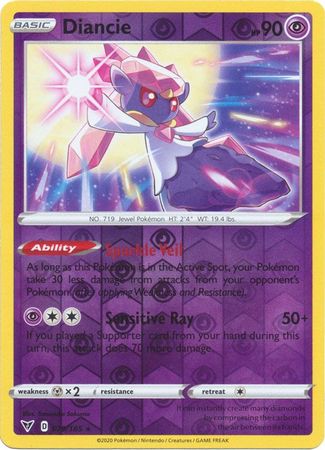 Diancie - 079/185 - Holo Rare - Reverse Holo
