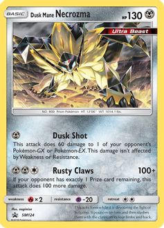 Dusk Mane Necrozma - SM124 - SM Promos