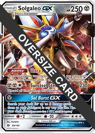 Solgaleo GX 089/149  - Holofoil Jumbo Cards - Promo