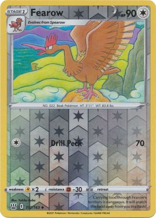 Fearow - 112/163 - Uncommon - Reverse Holo