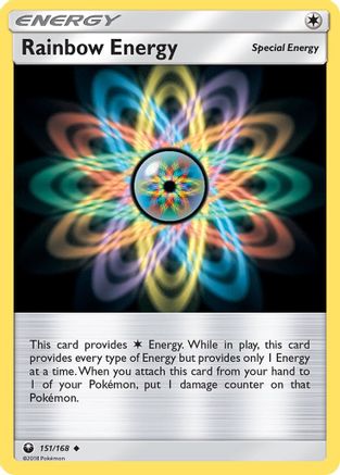 Rainbow Energy 151/168  SM  Celestial Storm - Uncommon