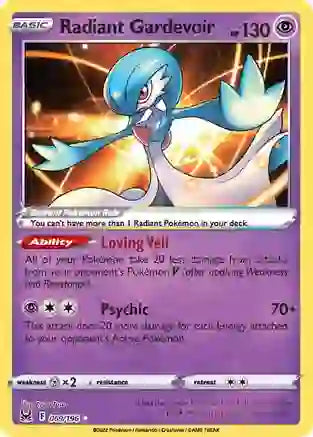 Radiant Gardevoir - 069/196 - Radiant Rare
