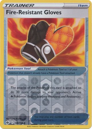 Fire-Resistant Gloves - 138/198 - Uncommon - Reverse Holo