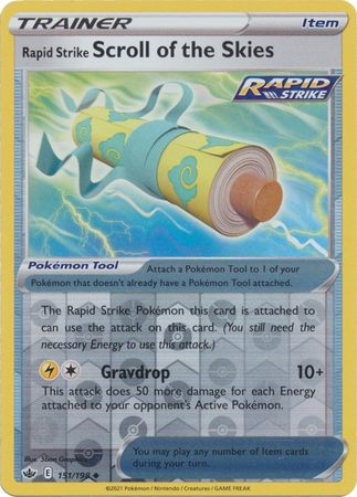 Rapid Strike Scroll of Skies - 151/198 - Uncommon - Reverse Holo