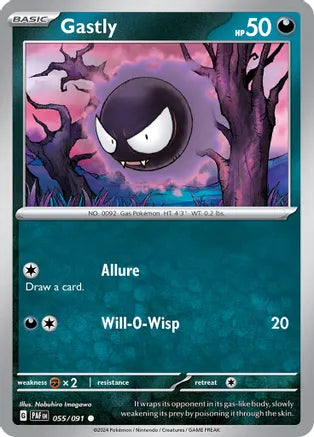 Gastly - 055/091 - Common - Reverse Holo