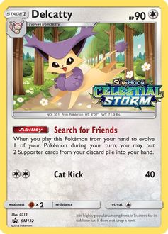 Delcatty (Prerelease) - SM132 - SM Promos