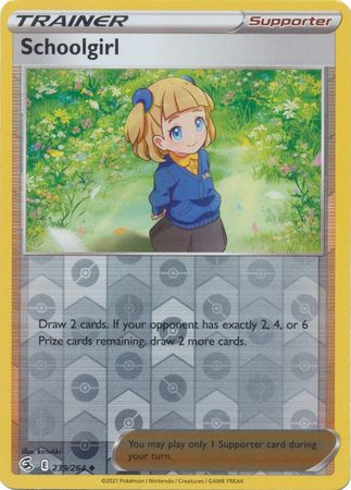 Schoolgirl - 239/264 - Uncommon - Reverse Holo