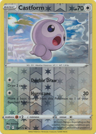 Castform - 116/172 - Common - Reverse Holo