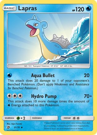 Lapras 021/70  Dragon Majesty - Uncommon