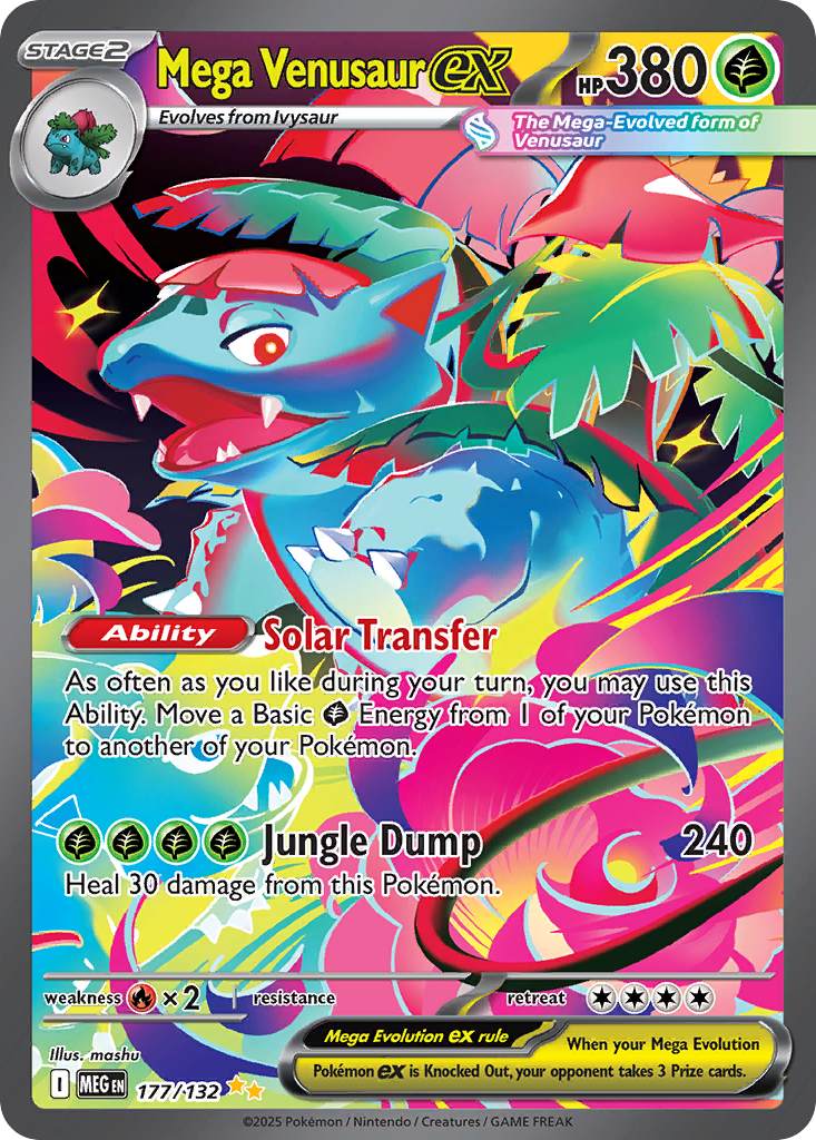 Mega Venusaur ex - 177/132 - Special Illustration Rare