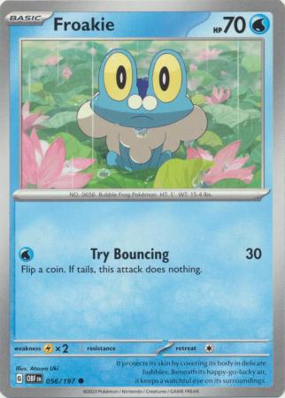 Froakie (Cosmos Holo) - SVP056/197 - SVP Promos