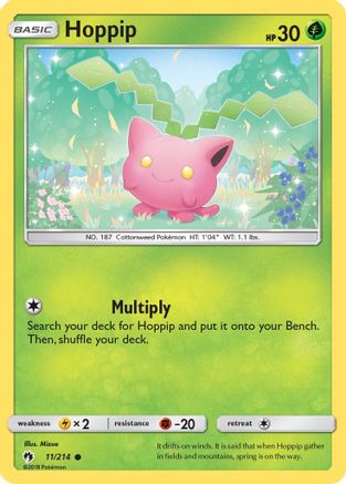 Hoppip (11) 011/214  SM  Lost Thunder - Common