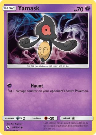Yamask 099/214  SM  Lost Thunder - Common