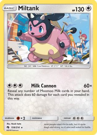 Miltank 158/214  SM  Lost Thunder - Rare