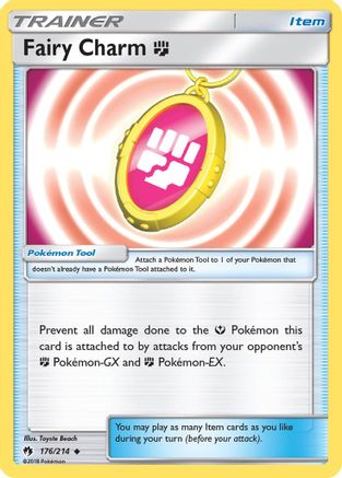 Fairy Charm F 176  - Reverse Holofoil SM  Lost Thunder - Uncommon