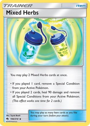 Mixed Herbs 184/214  SM  Lost Thunder - Uncommon