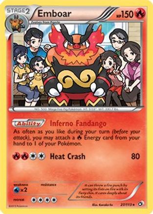 Emboar 027/113  Deck Exclusives - Rare
