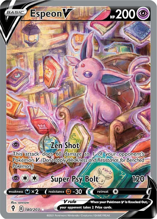 Espeon V - 180/203 - Alternate Art Ultra Rare