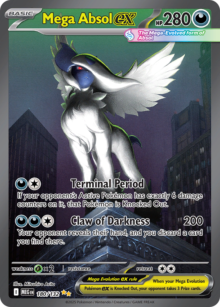 Mega Absol ex - 180/132 - Special Illustration Rare
