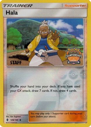 Hala 126/145  - Reverse Holofoil League & Championship Cards - Promo